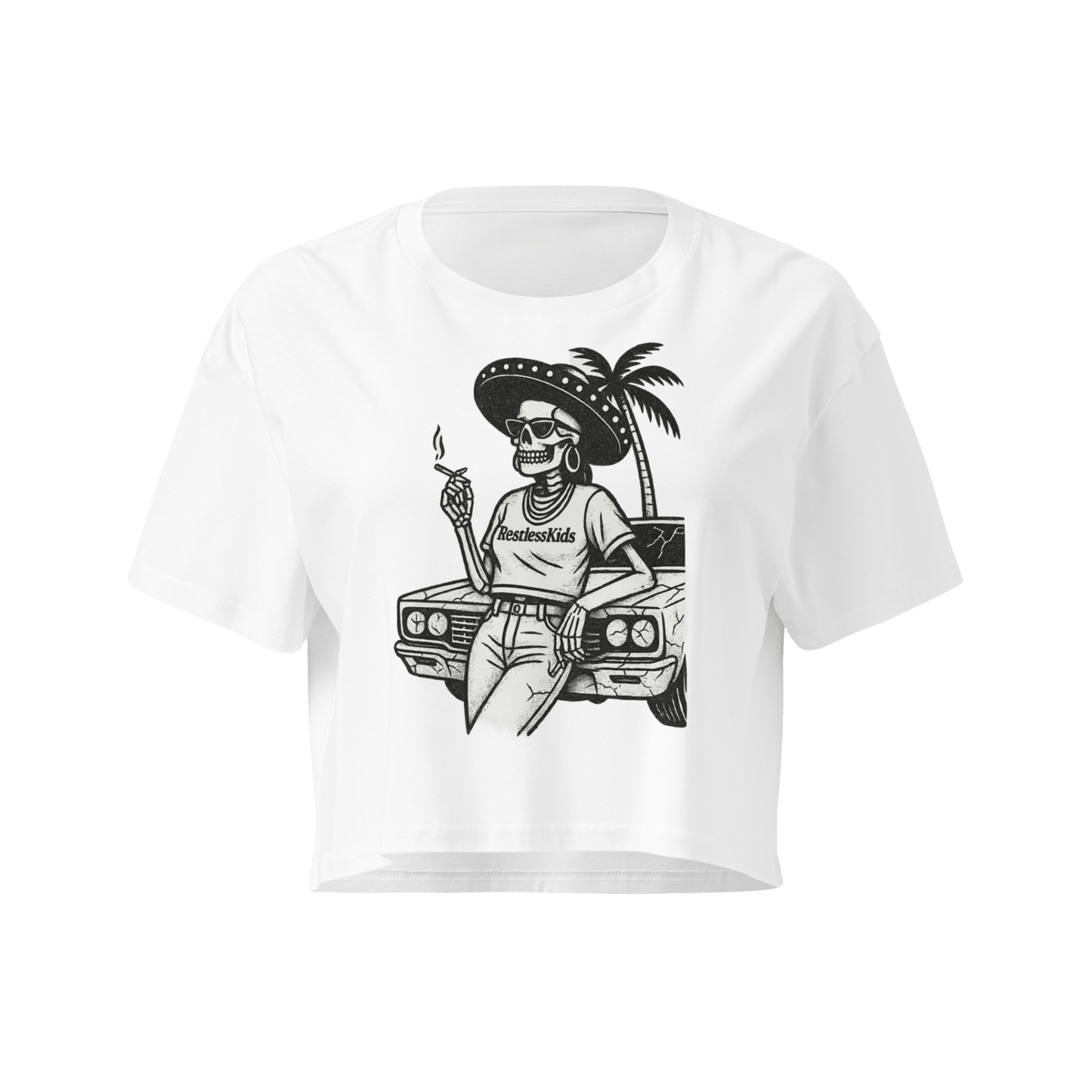 BARRIO QUEEN — WOMEN’S CROP TOP