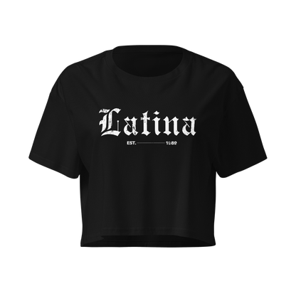 LATINA — WOMEN’S CROP TOP BLACK