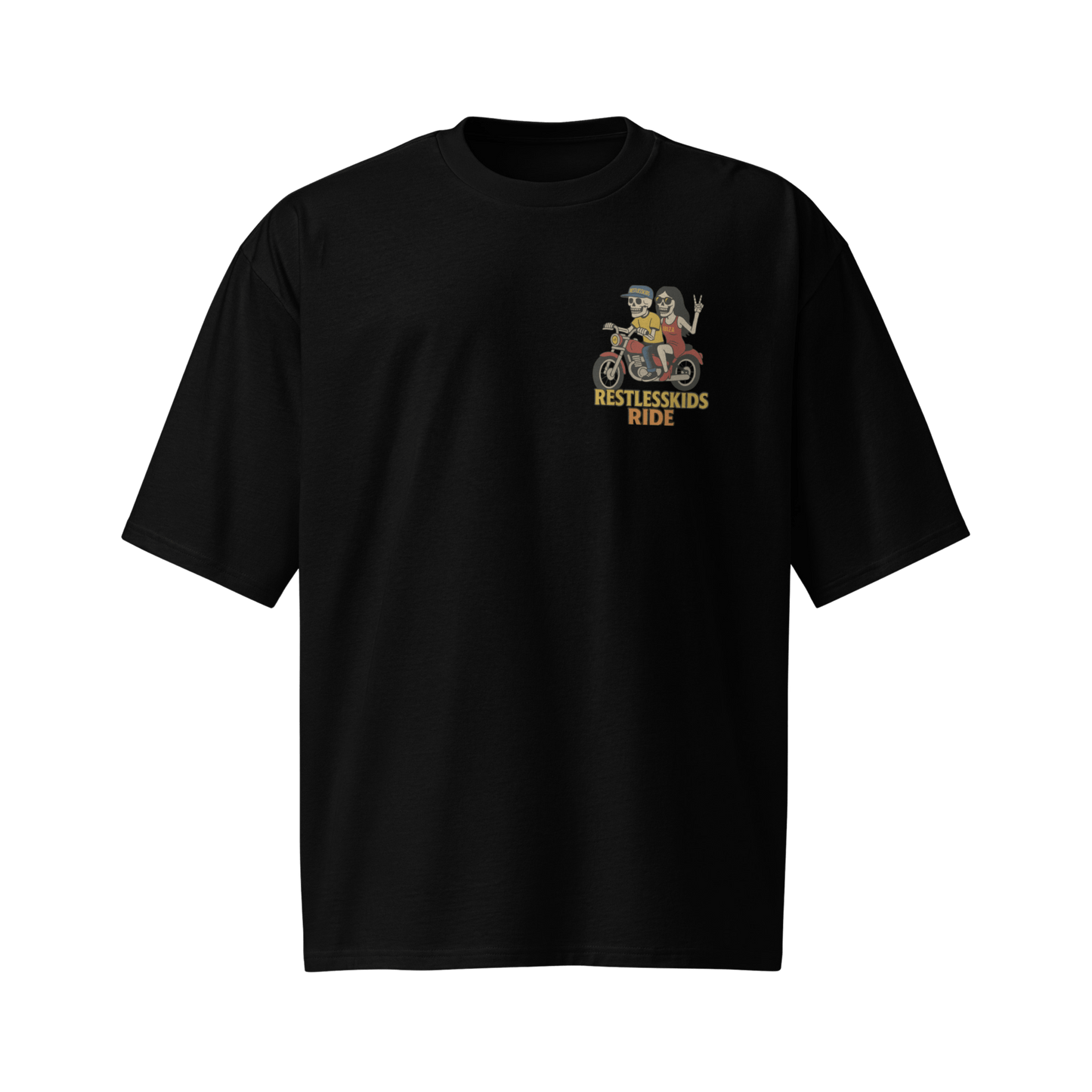 DROP 03 — RIDE Oversized black TEE