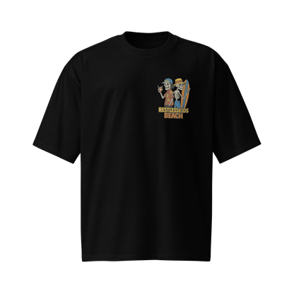 DROP 03 — BEACH Oversized black TEE