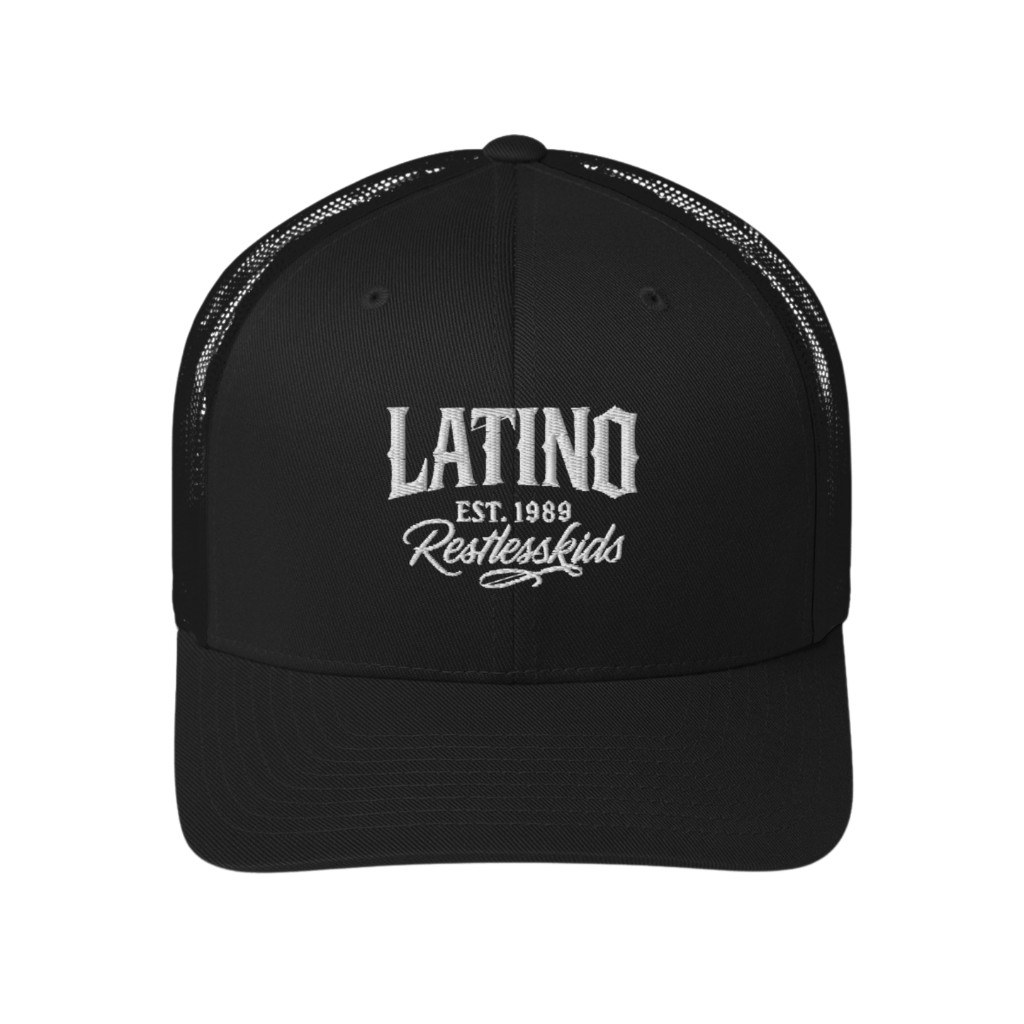 LATINO — 3D EMBROIDERED TRUCKER CAP