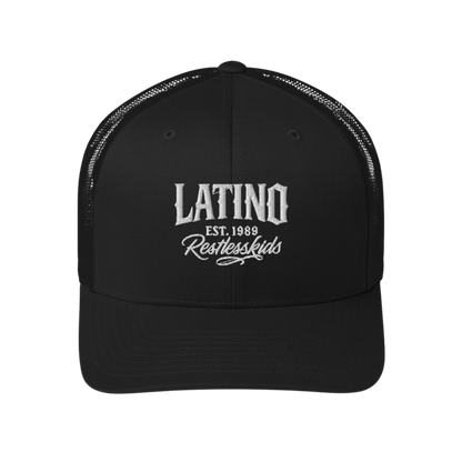 LATINO — 3D EMBROIDERED TRUCKER CAP