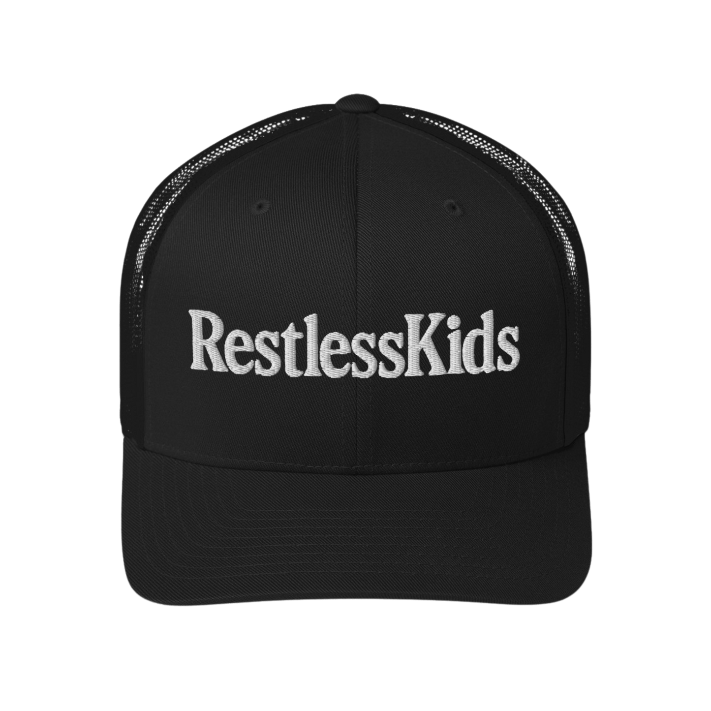 RESTLESSKIDS — 3D EMBROIDERED TRUCKER CAP