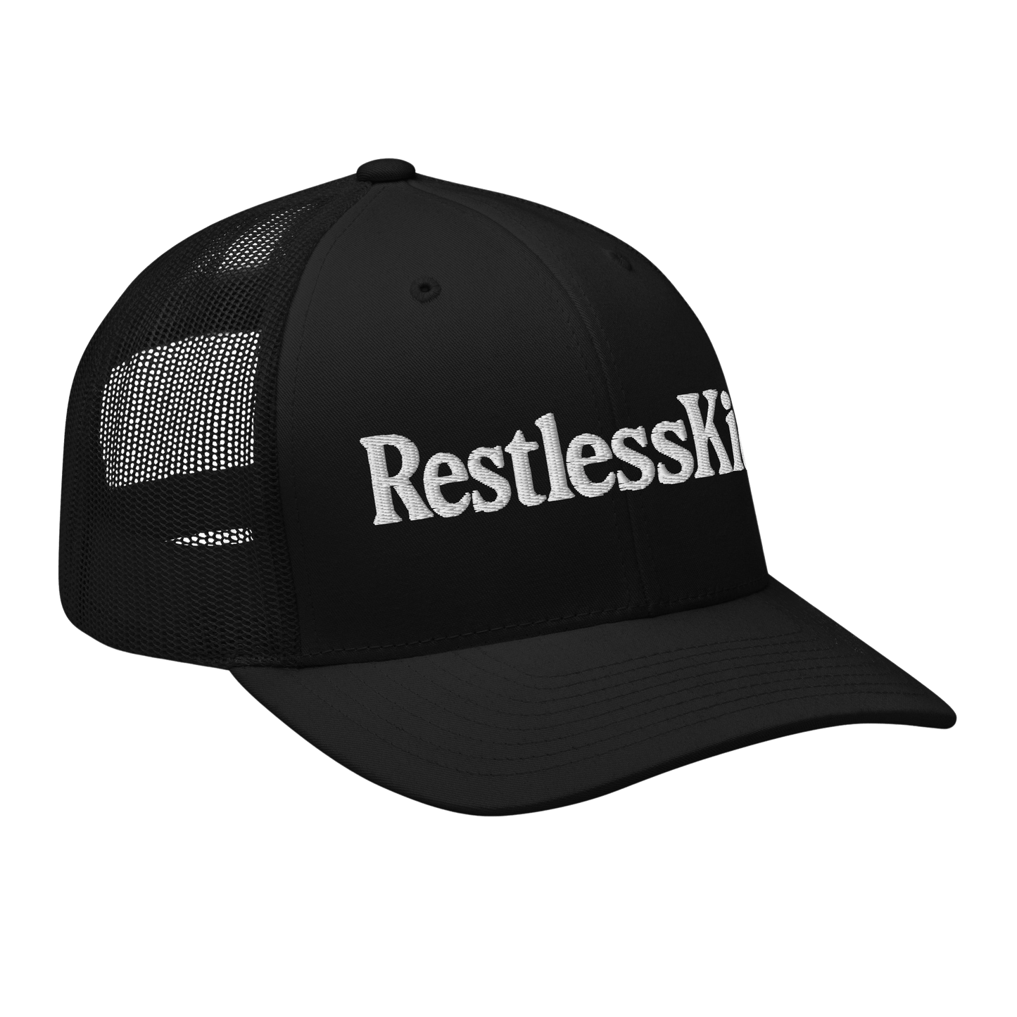 RESTLESSKIDS — 3D EMBROIDERED TRUCKER CAP