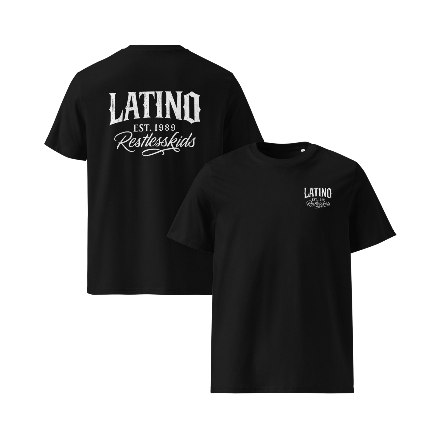 LATINO 1989 — BLACK ESSENTIAL TEE