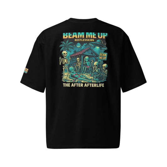 DROP 02 — AFTERLIFE | Ibiza Alien Party Tee Oversized