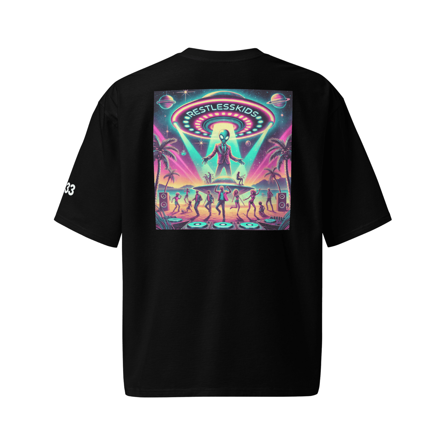 DROP 02 — ALIEN PARTY | Ibiza Alien Party Tee Oversized