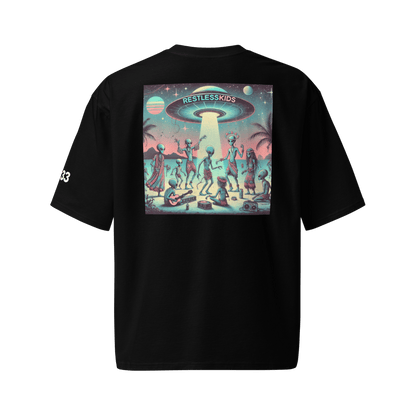DROP 02 — WAVY | Ibiza Alien Party Tee Oversized